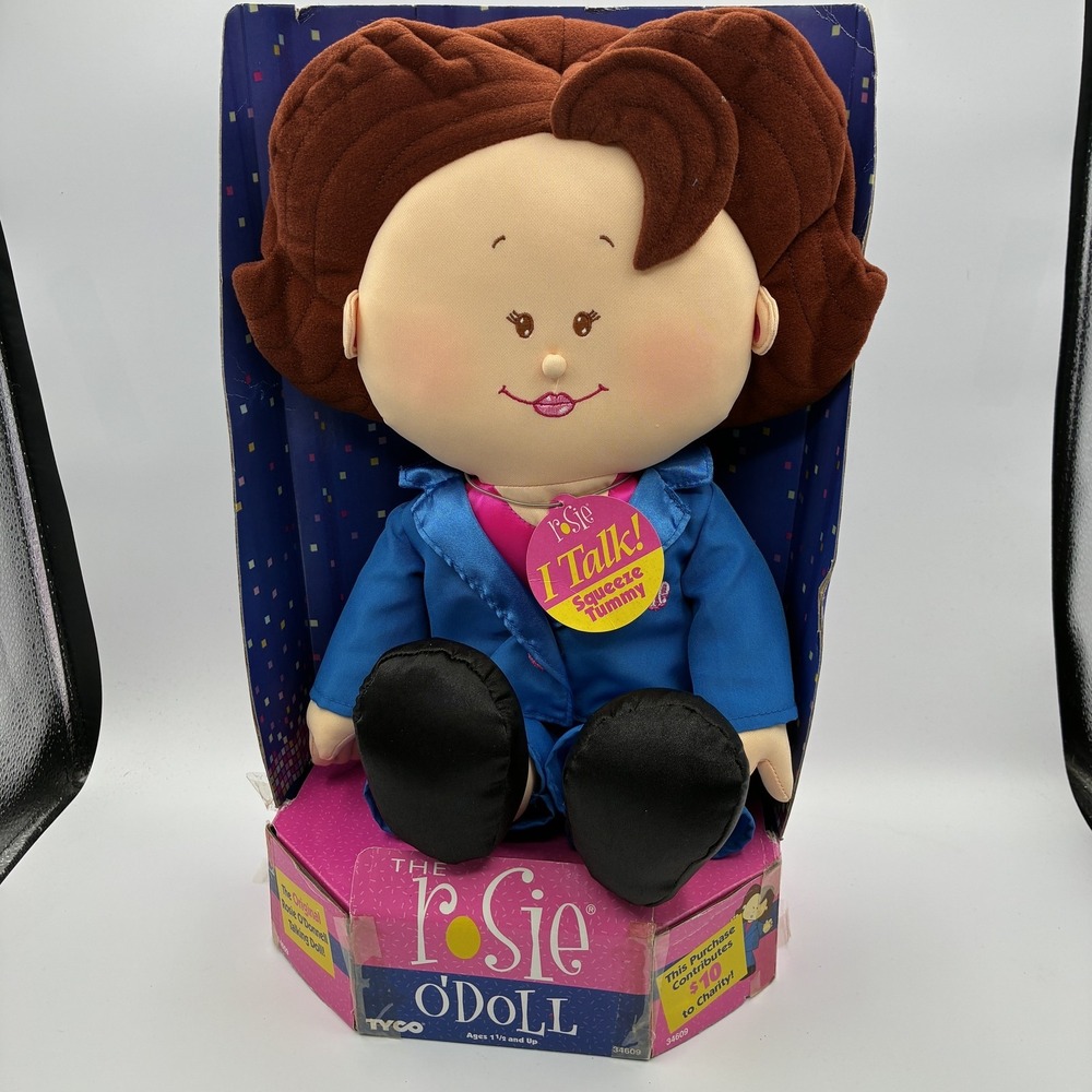 Vintage 1996 Tyco The Rosie O'Doll I Talk! Squeeze Tummy Talking Doll NIB